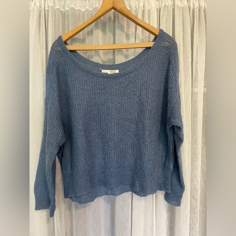 Amuse oversized loose knit sweater